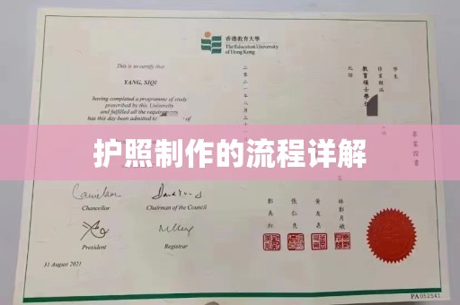 鹿草护照制作的流程详解