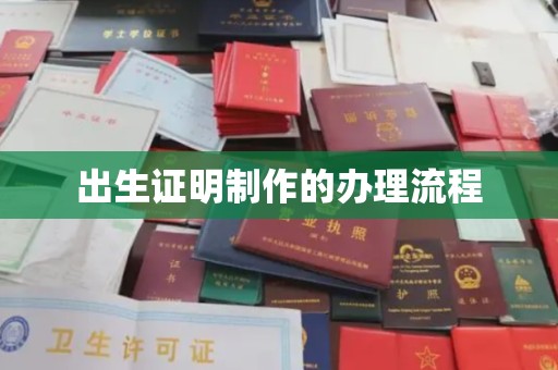 鹿草出生证明制作的办理流程