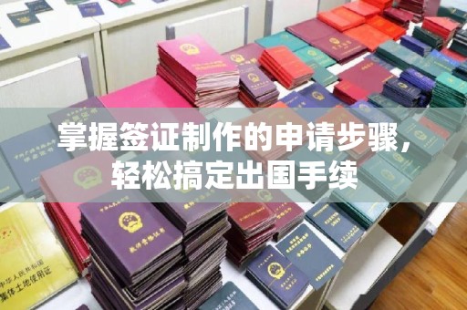 鹿草掌握签证制作的申请步骤，轻松搞定出国手续