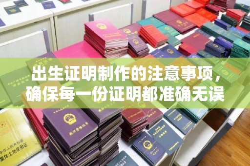 鹿草出生证明制作的注意事项，确保每一份证明都准确无误